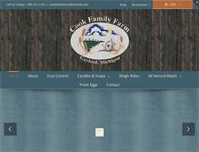 Tablet Screenshot of cookfamilyfarm.com